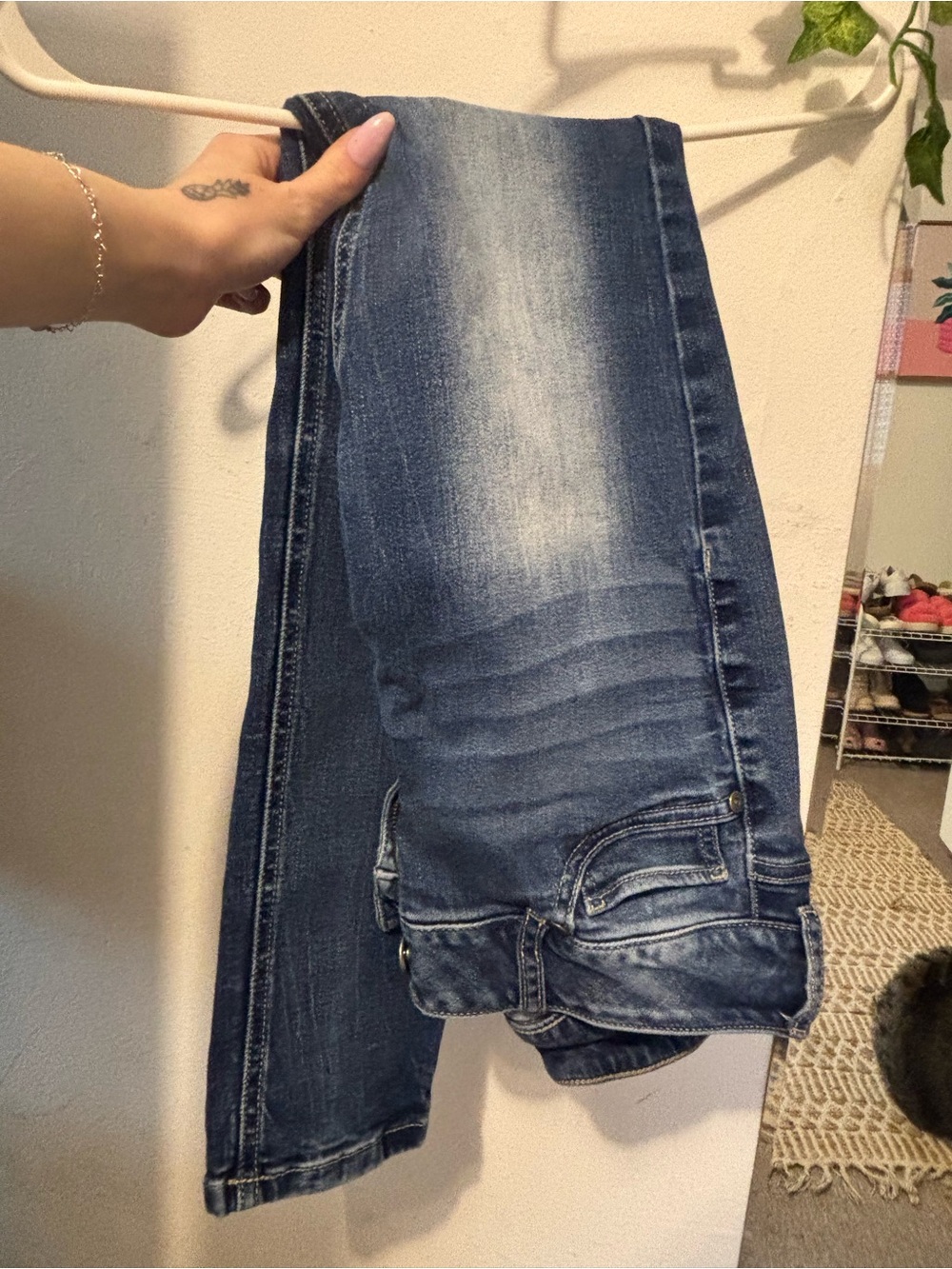 Maurices Women's Skinny Jeans - Dark Blue Wash
